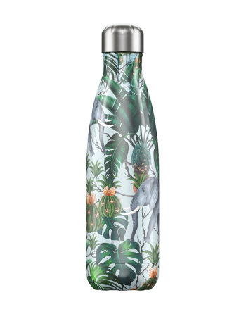 Botella Chilly's Tropical - Elefantes 3D
