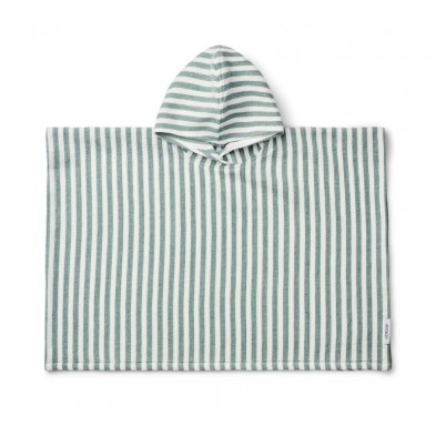Poncho Paco Peppermint/White - LIEWOOD