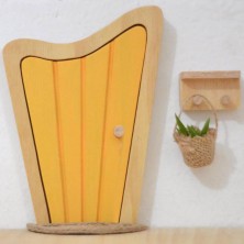 Puerta m├бgica de madera - Amarillo