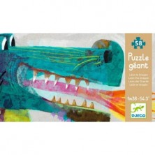 Puzle gigante - El Dragón León 58 piezas - DJECO 0