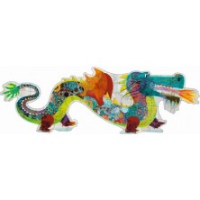 Puzle gigante - El Dragón León 58 piezas - DJECO 1