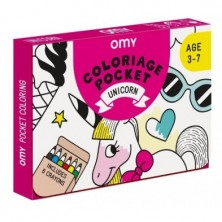 Pocket OMY - Unicornio para colorear