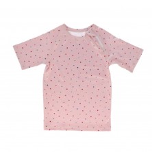 Camiseta Protección Solar-Dots Pink-Talla 5-6 años